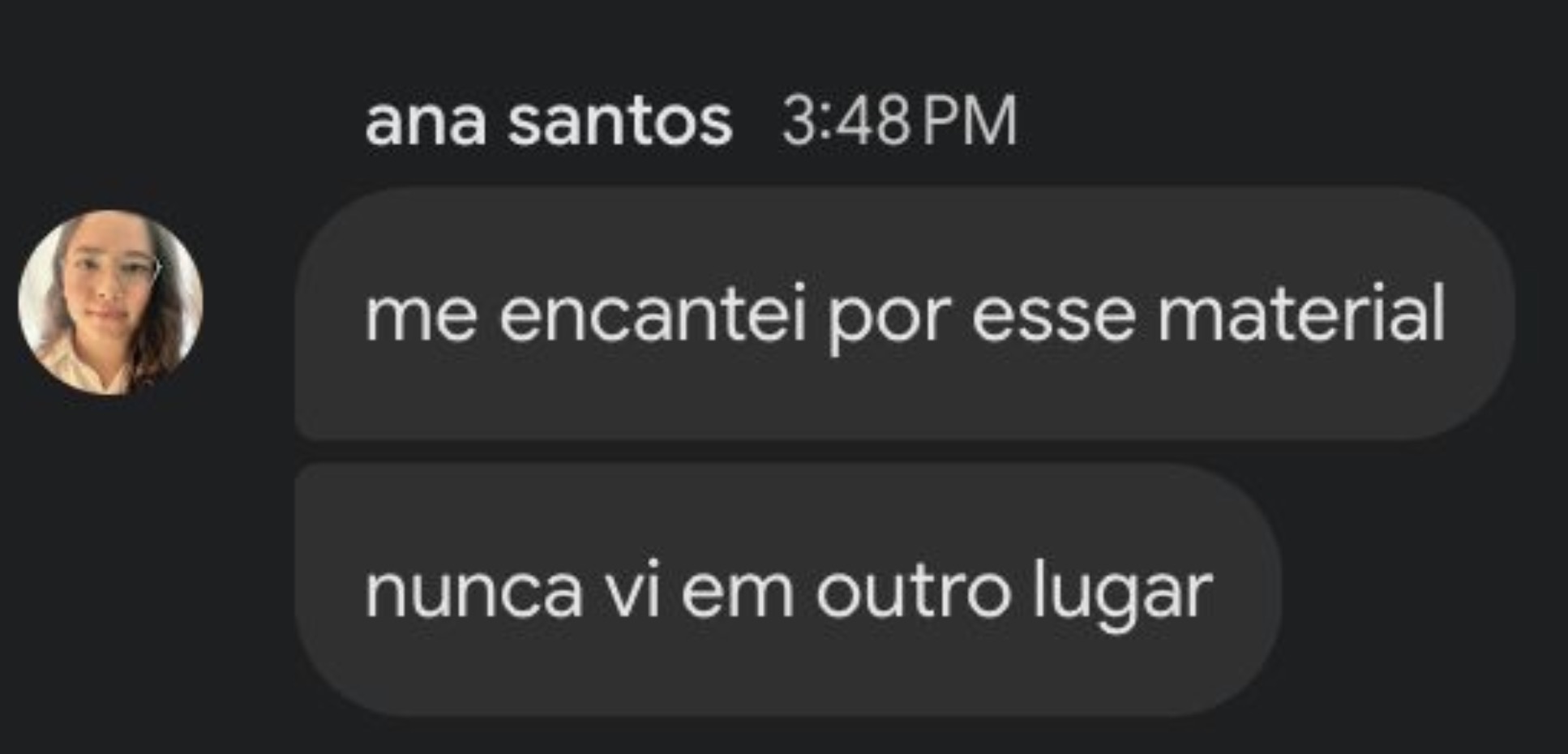 Depoimento no WhatsApp